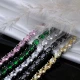 Oval Shape Pink CZ Stones Tennis 925 Silver Bracelet | 925 Sterling Silver Wholesale | Sade Silver Oval Shape Pink CZ Stones Tennis 925 Silver Bracelet - Sade 925 Silver Jewelry