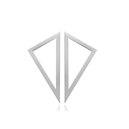 Triangle Hollow 925 Sterling Silver Earrings Triangle Hollow 925 Sterling Silver Earrings