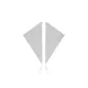 Geometric Triangle Silver Stud Earrings