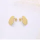 Irregular Design Plain 925 Stud Earrings Irregular Design Plain 925 Stud Earrings
