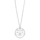 Flower Lotus Plain Neckace 925 Sterling Silver Pendant Flower Lotus Plain Neckace 925 Sterling Silver Pendant