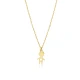 Tiny Cute Boy Plain 925 Sterling Silver Necklace