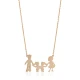 Family Mother Father Kids Plain 925 Silver Necklace Family Mother Father Kids Plain 925 Silver Necklace