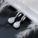 Pear Design CZ Stone Wholesale 925 Silver Dangle Earrings Pear Design CZ Stone Wholesale 925 Silver Dangle Earrings