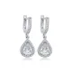 Pear Design CZ Stone Wholesale 925 Silver Dangle Earrings Pear Design CZ Stone Wholesale 925 Silver Dangle Earrings