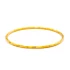 Slim Hammered 75mm 925 Sterling Silver Bangle