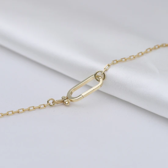 Plain Rectangle Shape Dainty Sterling Silver Bracelet Plain Rectangle Shape Dainty Sterling Silver Bracelet