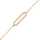 CZ Rectangle Shape Dainty 925 Sterling Silver Bracelet CZ Rectangle Shape Dainty 925 Sterling Silver Bracelet