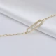 CZ Rectangle Shape Dainty 925 Sterling Silver Bracelet CZ Rectangle Shape Dainty 925 Sterling Silver Bracelet