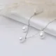 Dainty Pearl Shaker 925 Sterling Silver Necklace | 925 Sterling Silver Wholesale | Sade Silver Dainty Pearl Shaker 925 Sterling Silver Necklace - Sade 925 Silver Jewelry