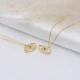 Evil Eye Emerald CZ 925 Sterling Silver Necklace Evil Eye Emerald CZ 925 Sterling Silver Necklace