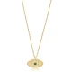Evil Eye Emerald CZ 925 Sterling Silver Necklace Evil Eye Emerald CZ 925 Sterling Silver Necklace