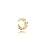 Baguette CZ Cartilage Sterling Silver Earrings