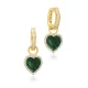 8 X 8mm Malachite Dangle 925 Sterling Silver Earrings 8 X 8mm Malachite Dangle 925 Sterling Silver Earrings