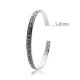 Greek Symbol Handmade 925 Silver Jewelry Cuff Bracelet