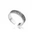 Runic Alphabet Men Collection 925 Sterling Silver Ring