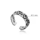 Pyramid Symbol Men Collection 925 Sterling Silver Ring