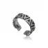 Pyramid Symbol Men Collection Sterling Silver Ring