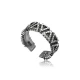 Pyramid Symbol Men Collection Sterling Silver Ring Pyramid Symbol Men Collection Sterling Silver Ring