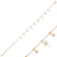 Drop Clear CZ Shaker 925 Sterling Silver Bracelet