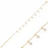 Drop Clear CZ Shaker 925 Sterling Silver Bracelet