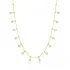 New Trendy Drop Design Clear Zircon Stone Shaker Necklace Turkish Handmade 925 Sterling Silver Jewelry
