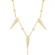 Shape Ball Chain CZ Shaker 925 Sterling Silver Necklace