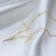Shape Ball Chain CZ Shaker 925 Sterling Silver Necklace