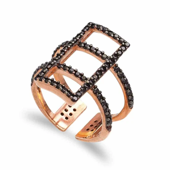 Turkish Wholesale Handcrafted Adjustable Silver Ring - Sade 925 Silver Jewelry