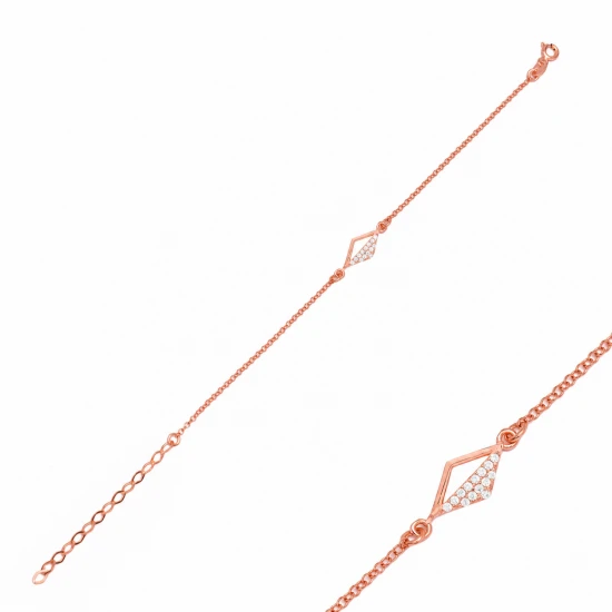 Handcrafted Rhomb 925 Sterling Silver Bracelet Handcrafted Rhomb 925 Sterling Silver Bracelet