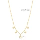 Multi Star Shiny CZ Shaker 925 Sterling Silver Necklace - Sade 925 Silver Jewelry