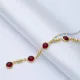 Red And Turquoise Quartz Y Bezel 925 Silver Necklace Red And Turquoise Quartz Y Bezel 925 Silver Necklace