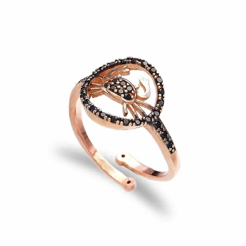 Turkish Crab Shape Adjustable 925 Sterling Silver Ring