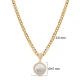 Round Mother Of Pearl Sterling Silver Necklace Round Mother Of Pearl Sterling Silver Necklace