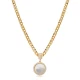 Round Mother Of Pearl Sterling Silver Necklace Round Mother Of Pearl Sterling Silver Necklace