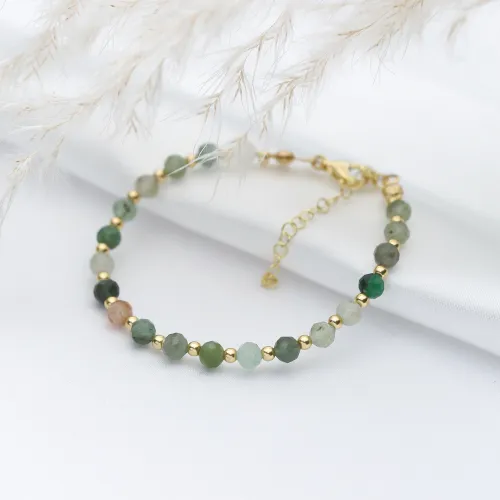 Colorful Beads Summer Style Beaded 925 Silver Bracelet Colorful Beads Summer Style Beaded 925 Silver Bracelet