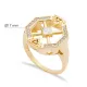 Geometric Shape Women Cluster 925 Sterling Silver Ring Geometric Shape Women Cluster 925 Sterling Silver Ring