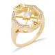 Geometric Shape Women Cluster 925 Sterling Silver Ring Geometric Shape Women Cluster 925 Sterling Silver Ring