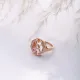 Geometric Shape Women Cluster 925 Sterling Silver Ring Geometric Shape Women Cluster 925 Sterling Silver Ring