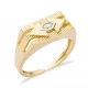 Turkish CZ Eye Cluster 925 Sterling Silver Ring Turkish CZ Eye Cluster 925 Sterling Silver Ring