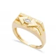Turkish CZ Eye Cluster 925 Sterling Silver Ring Turkish CZ Eye Cluster 925 Sterling Silver Ring