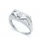 Turkish CZ Eye Cluster 925 Sterling Silver Ring Turkish CZ Eye Cluster 925 Sterling Silver Ring