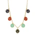 Enamel Shaker 925 Sterling Silver Necklace