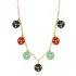 Enamel Shaker 925 Sterling Silver Necklace