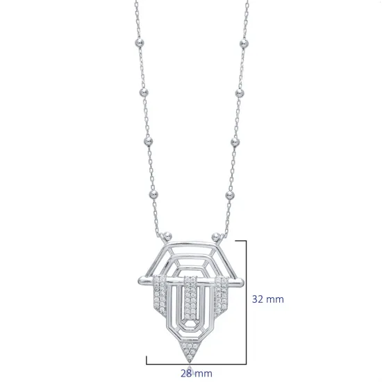 Turkish Popular 925 Sterling Silver Necklace