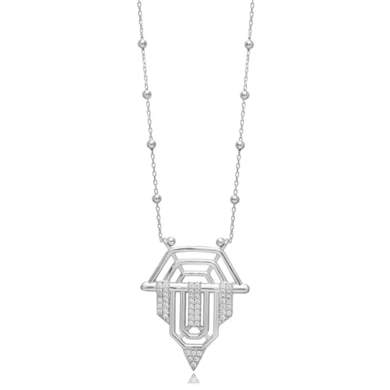 Turkish Popular 925 Sterling Silver Necklace