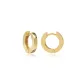 Flat Wide Hoop 925 Sterling Silver Earrings Flat Wide Hoop 925 Sterling Silver Earrings