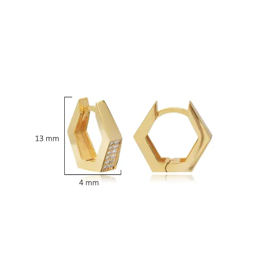 Popular Geometric 925 Sterling Silver Earrings