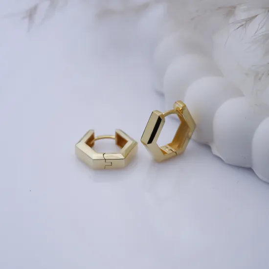 Geometric Popular 925 Sterling Silver Earrings