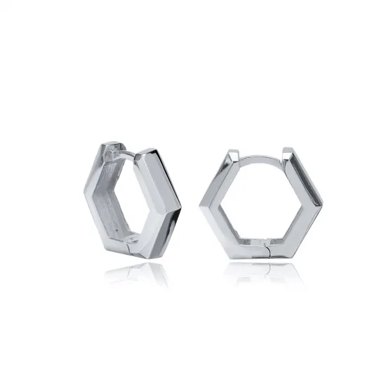 Geometric Popular 925 Sterling Silver Earrings